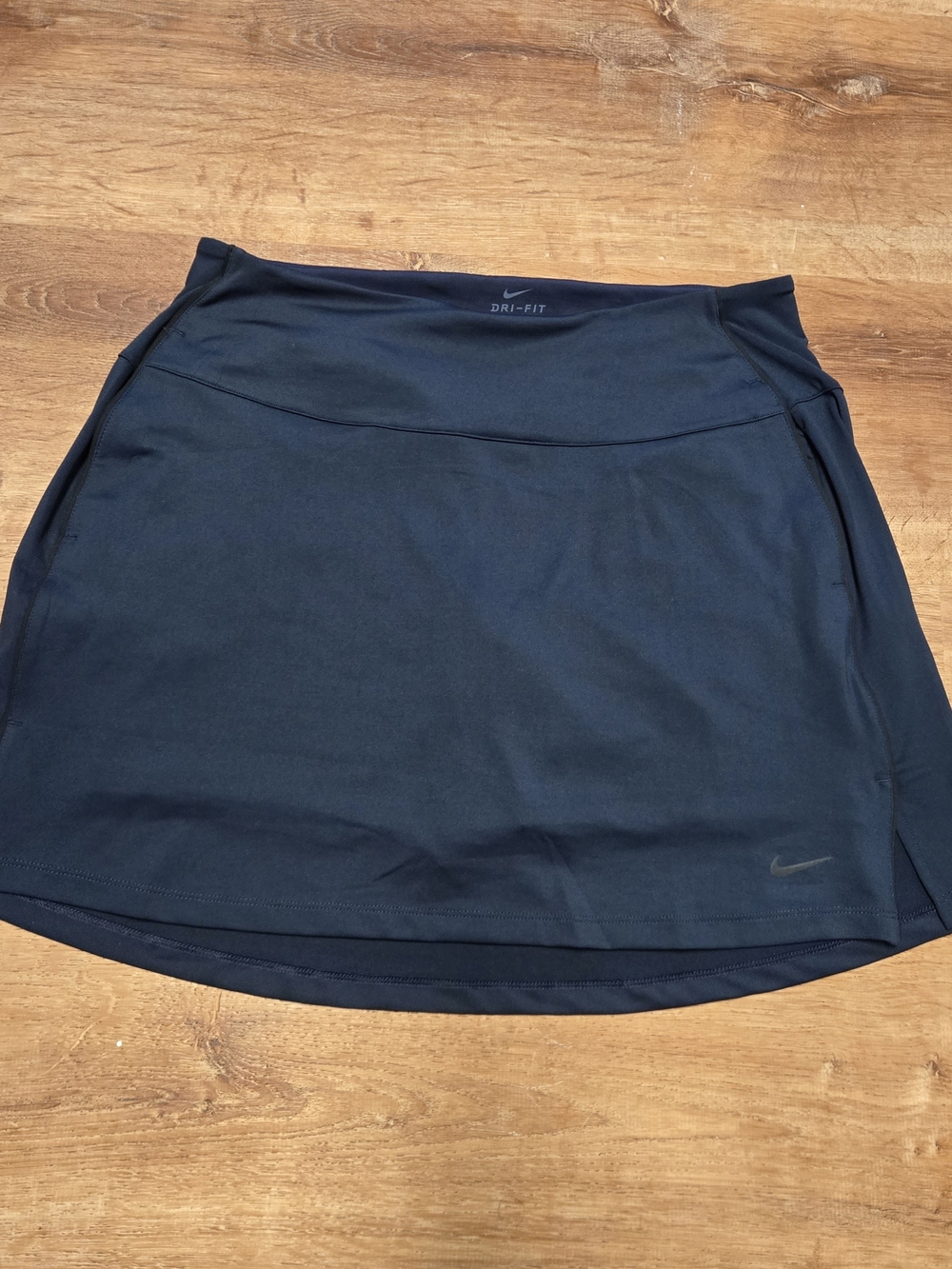 Nike Dri-fit Navy Athletic Skort with Subtle Swoosh Standard Fit Large